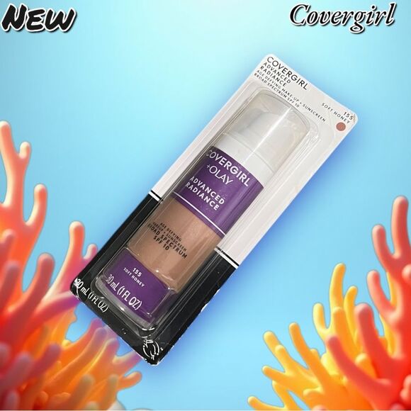 NEW Covergirl + Olay Advanced Radiance Liquid Foundation – 155 Soft Honey - Picture 5 of 5